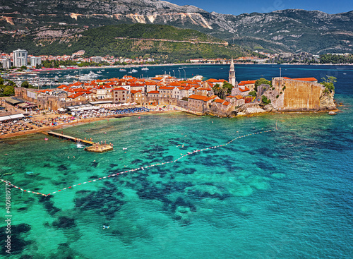 Aerial view on the old town...