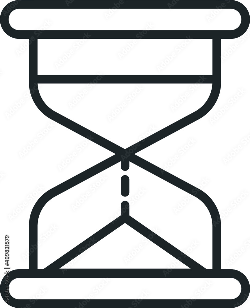 Hourglass icon. Laboratory graphics. EPS10 Hourglass icon. Laboratory graphics. EPS10