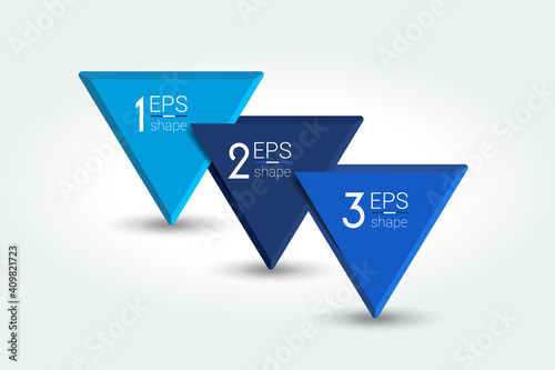 Three steps, parts infographic, chart, diagram. Vector. Free Download Three steps, parts infographic, chart, diagram. Vector. - GFXLoad