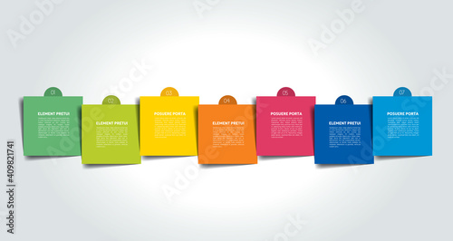 Table, schedule, organizer, planner, notepad, timetable. Step by step template, infographic.