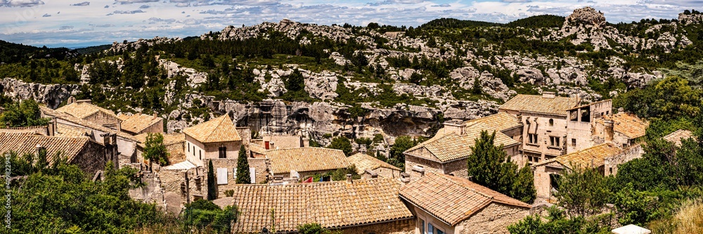 Panorama les Baux de Provence in Frankreich