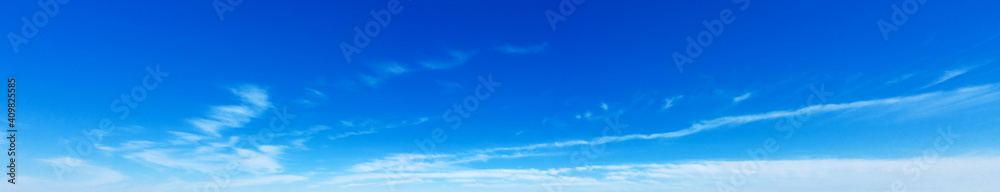 Blue Sky background with tiny Clouds. Panorama background Blue Sky background with tiny Clouds. Panorama background
