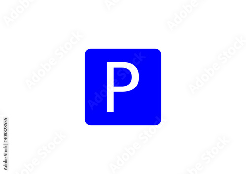 Symbol eines Parkplatzes