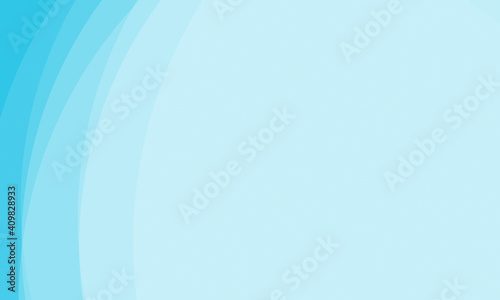 Abstract geometric blue and white curve line gradient background.