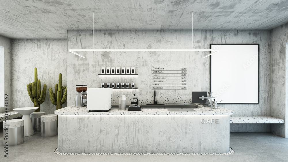 Minimalist cafe 2024