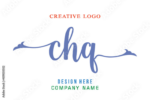 CHQ lettering logo is simple, easy to understand and authoritative photo