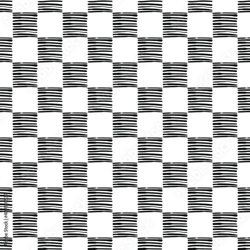 Abstract ink painting seaml...