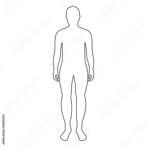 Male human silhouette