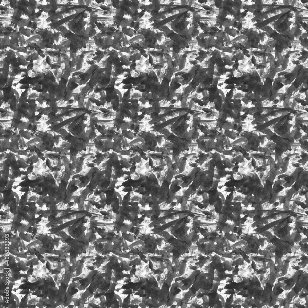 Seamless dense texture with ink strokes.