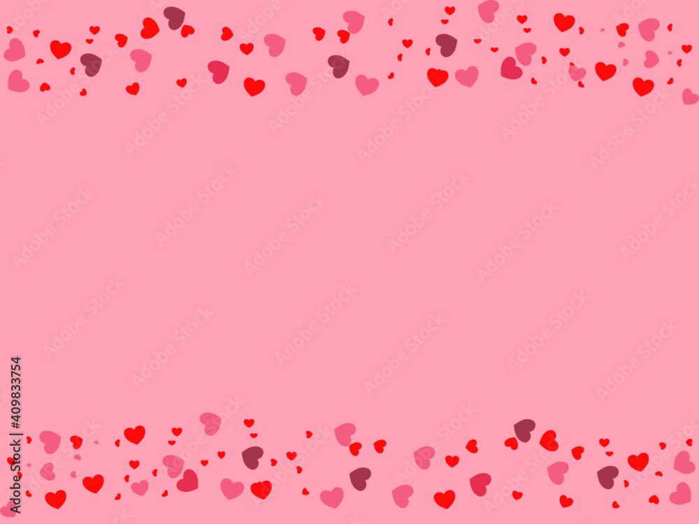 beautiful valentine day abstract background with hearts backdrop. valentine festive Vector