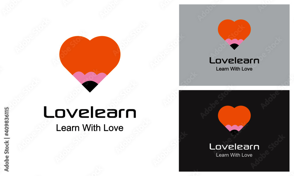 love Learn Logo Design Template. love Learn Logo Design Template.