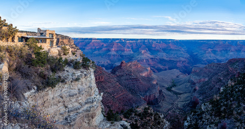 Grand Canyon South Rim at Sunrise in the fall