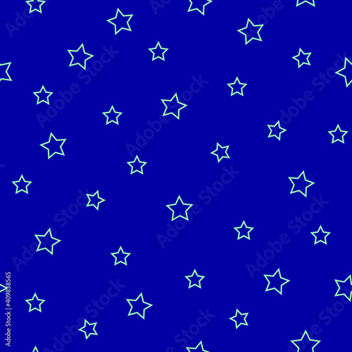 blue seamless pattern with stars