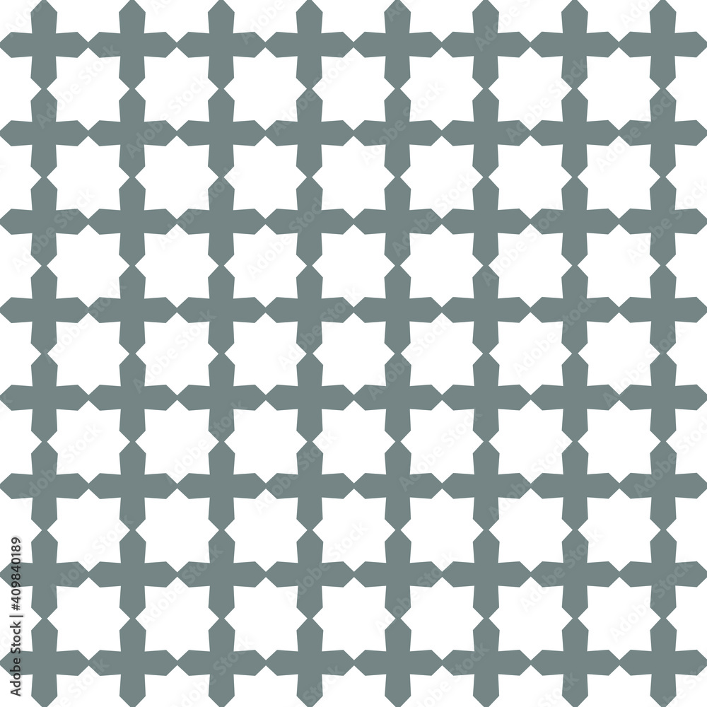 Gray and white seamless geometric pattern