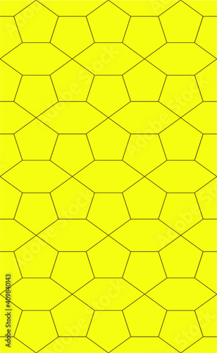 bright yellow seamless geometric pattern
