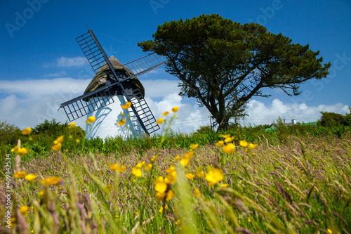 Molino de viento de Tacumshane ( Muileann gaoithe Theachcuimsin). Condado de Wexford. Sureste Irlanda. photo