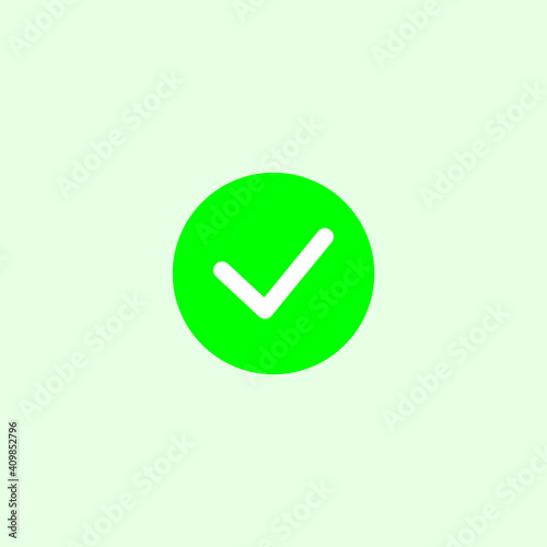 Free Download Check mark green line icons. Vector illustration. - Vector - GFXLoad