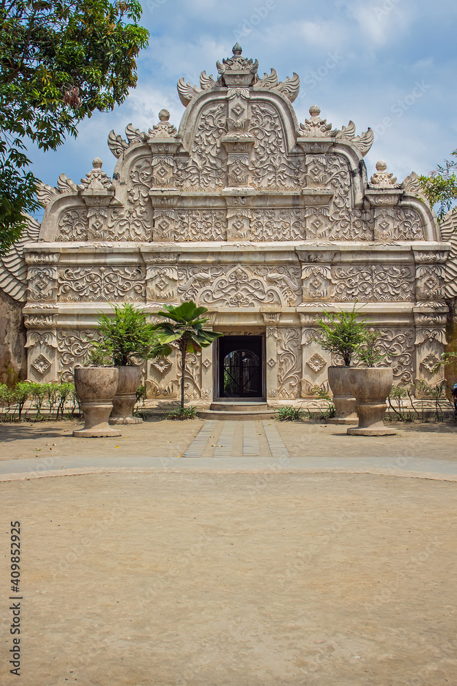 Main gate at Taman Sari water castle. It s a site of a former royal garden of the Sultanate of Yogyakarta
