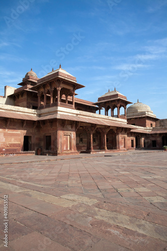 FATHEPUR SIKRI, Which the best preserved collections of Mughal architecture in AGRA, INDIA © maodoltee