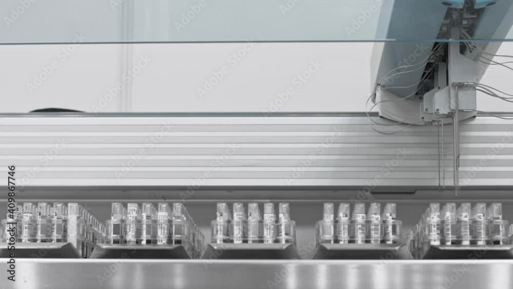 Innovative pharmaceutical laboratory with modern medical equipment. Development of vaccine and drug against covid-19 coronavirus infection Innovative pharmaceutical laboratory with modern medical equipment. Development of vaccine and drug against covid-19 coronavirus infection