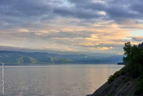 Evening on Lake Baikal in June
