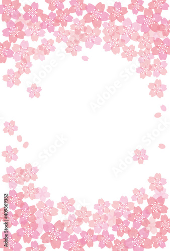 桜花背景