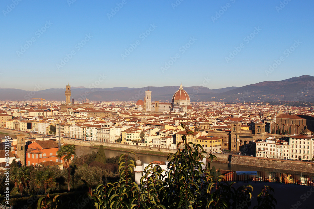 海外旅行 イタリア フィレンツェ ミケランジェロ広場から撮影した展望005
