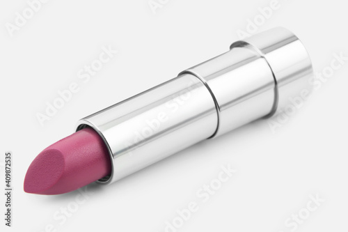 Care Lipstick pink silver close up