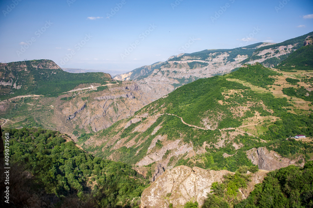 Scenic view of Vorotan canyon in the Syunik province of Armenia Scenic view of Vorotan canyon in the Syunik province of Armenia