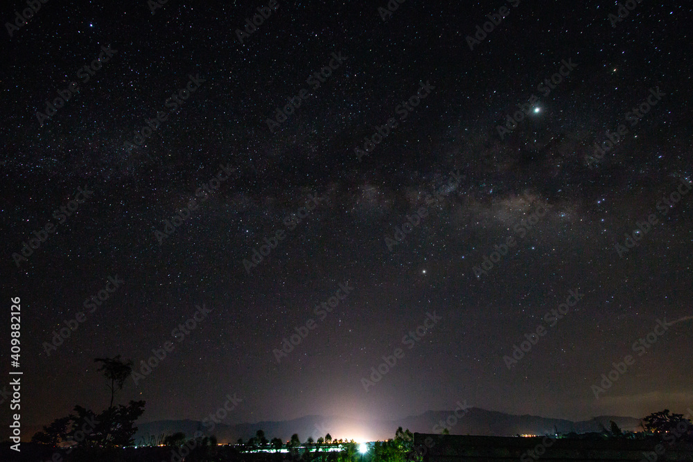 Fototapeta premium Milky way stars galaxy