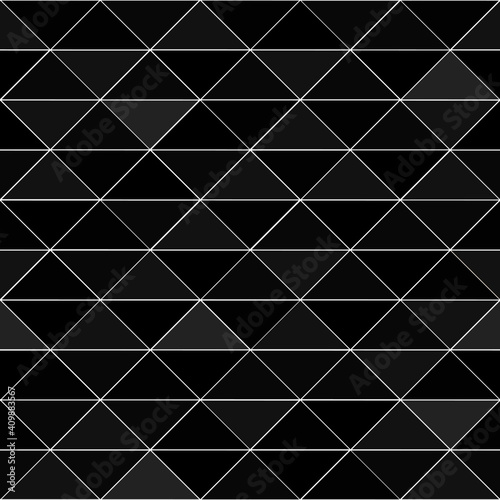 black, gray and white geometric seamless pattern