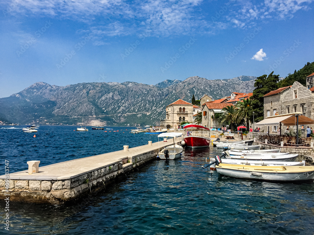 view of kotor bay country