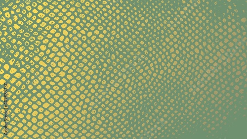 Snake leather vector background with yellow gradient