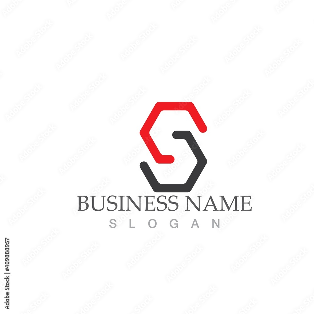 Business corporate S letter logo Business corporate S letter logo