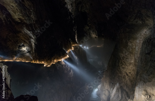 Skocjan caves and the Pilka river