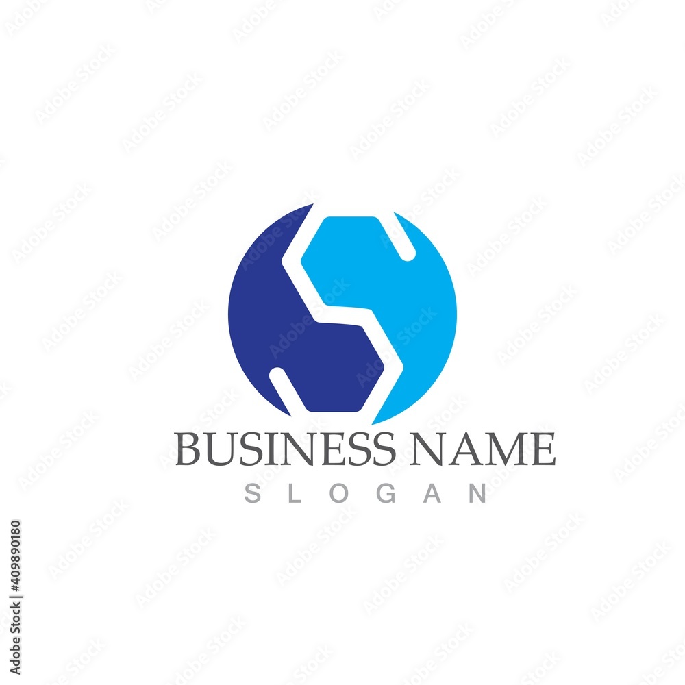Business corporate S letter logo Business corporate S letter logo