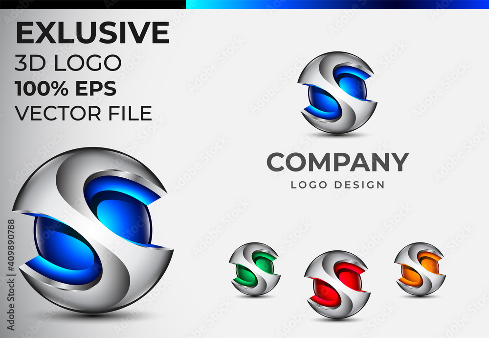 S Logos 3d