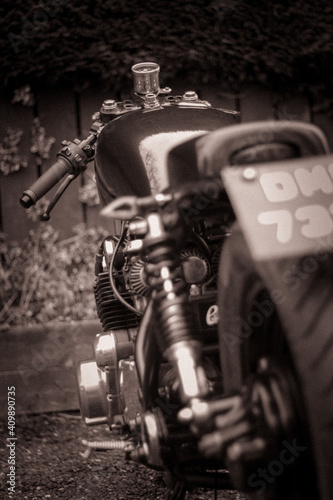 Retro Motorbike Café Racer © tom