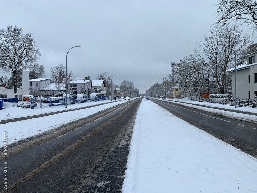 Stahnsdorf - Potsdamer Allee auswärts Stahnsdorf - Potsdamer Allee auswärts