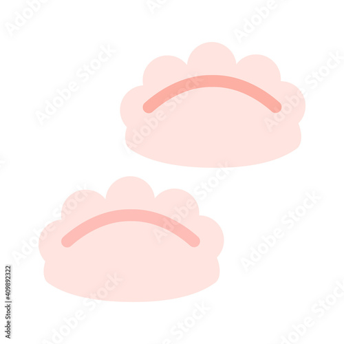 Flat vector icon of Dumplings