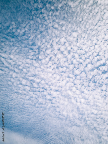 blue clouds in the sky