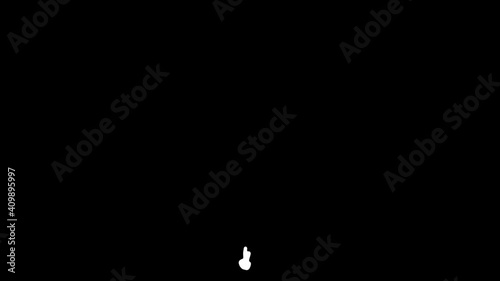 2D water cartoon animation. Hand-drawn frame-by-frame motion smoke effects with Alpha channel. Easy to use and customize. 25 fps.
