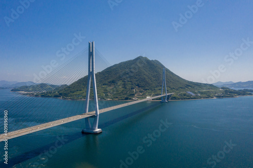多々羅大橋（しまなみ海道） 空撮