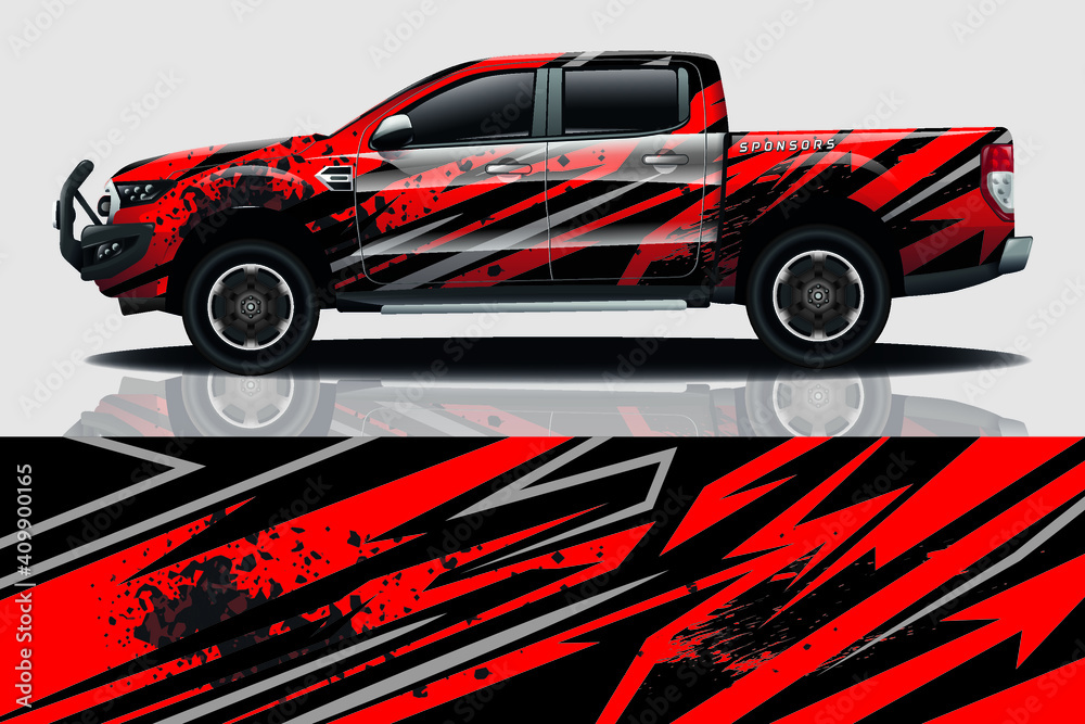 car decal wrap design vector car decal wrap design vector