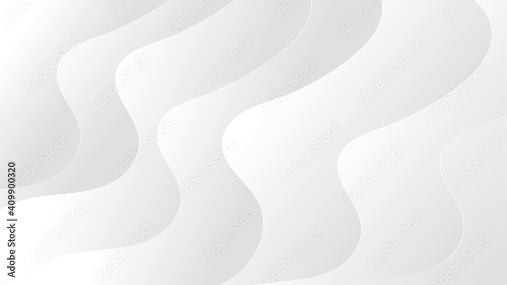 White Abstract wavy paper cut background. Suit for business, corporate, institution, party, festive, seminar, and talks. White Abstract wavy paper cut background. Suit for business, corporate, institution, party, festive, seminar, and talks.