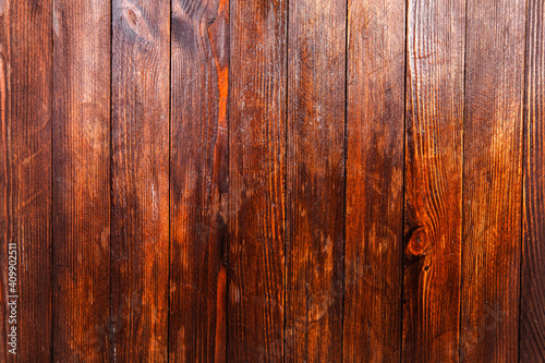 Vintage brown wood background texture. Old painted wood wall