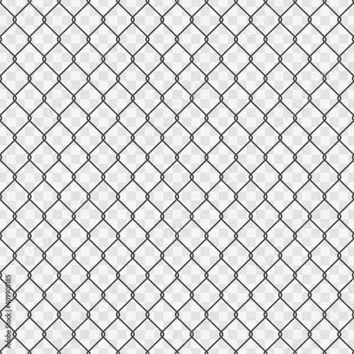 Photo Seamless chain link fence background