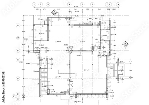 Write a blueprint architecture for building.