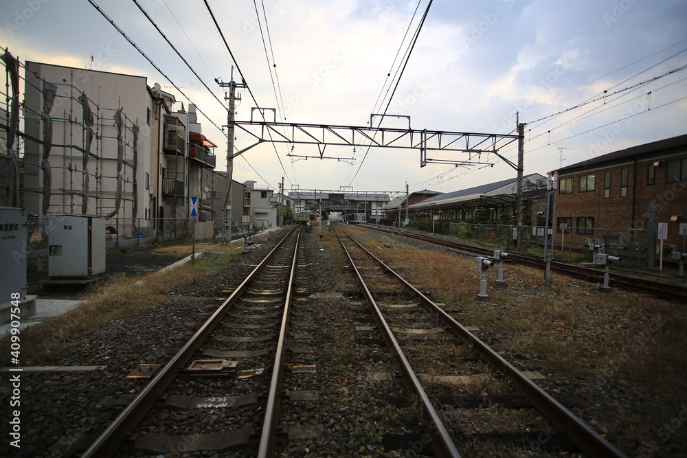 kyoto suburb railroad