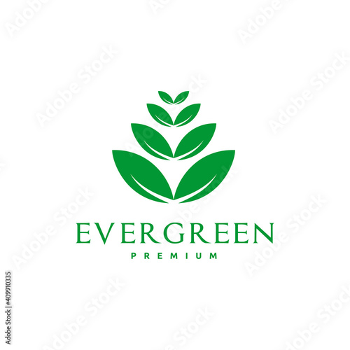 Green Leaf Icon Vector Illustrations